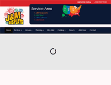 Tablet Screenshot of jandmdisplays.com